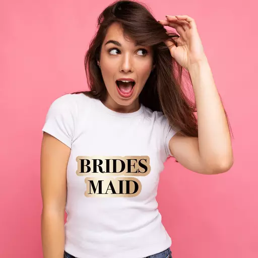Hen Night T Shirt Team Bride Bridesmaid Maid of Honour Bride