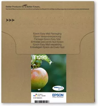 Epson C13T12954510/T1295 Ink cartridge multi pack Bk,C,M,Y Easy Mail 11,2 ml + 3x7 ml Pack=4 for Epson Stylus BX 320/SX 235 W/SX 420/SX 525/WF 3500
