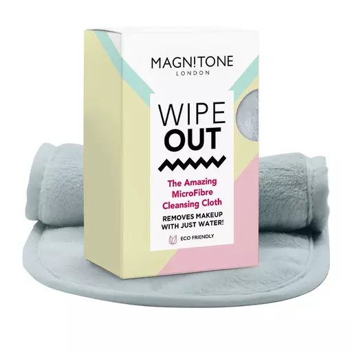 MAGNITONE WipeOut Microfibre Cleansing Cloths Grey 2Pk