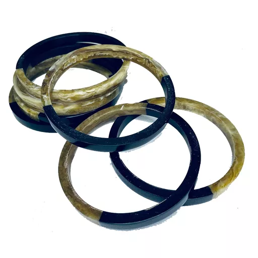 Set of 7 Horn Bangles