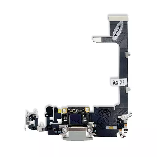 Charging Port Flex Cable (w/ Board) (White) (RECLAIMED) - For iPhone 11 Pro