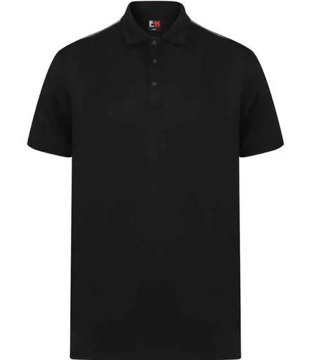 Finden and Hales Unisex Contrast Panel Piqué Polo Shirt