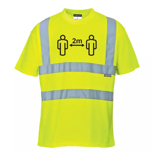 Social Distance Hi-Vis T-Shirt