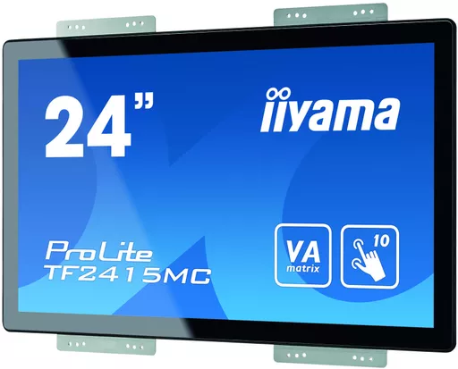 iiyama ProLite TF2415MC-B2 computer monitor 60.5 cm (23.8") 1920 x 1080 pixels Full HD LCD Touchscreen Multi-user Black