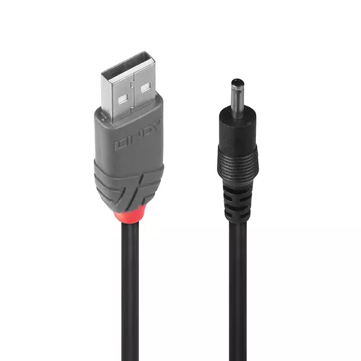 Lindy Adapter Cable USB A male - DC 3.5/1.35mm male