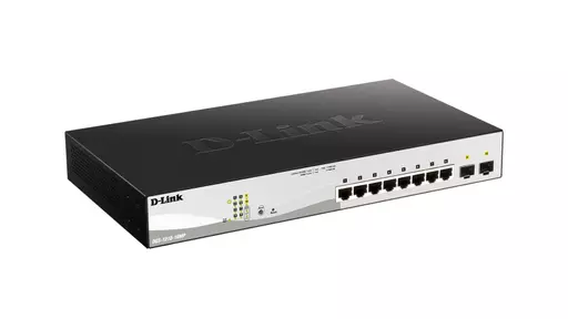 D-Link DGS-1210-10MP network switch Managed L2/L3 Gigabit Ethernet (10/100/1000) Power over Ethernet (PoE) Black