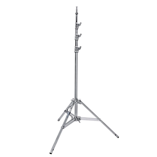 Avenger Baby Stand 35 Silver 350cm/138in Steel Triple Riser