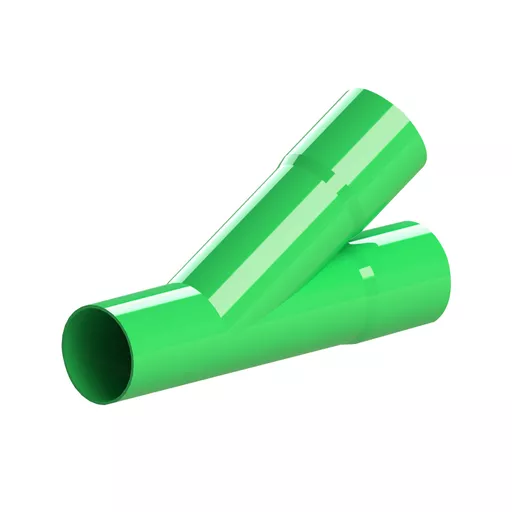 Y Branch PVC Green 96.5mm OD - Pack Of 20