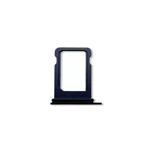 Single Sim Card Tray (Black) (CERTIFIED) - For iPhone 12 Mini