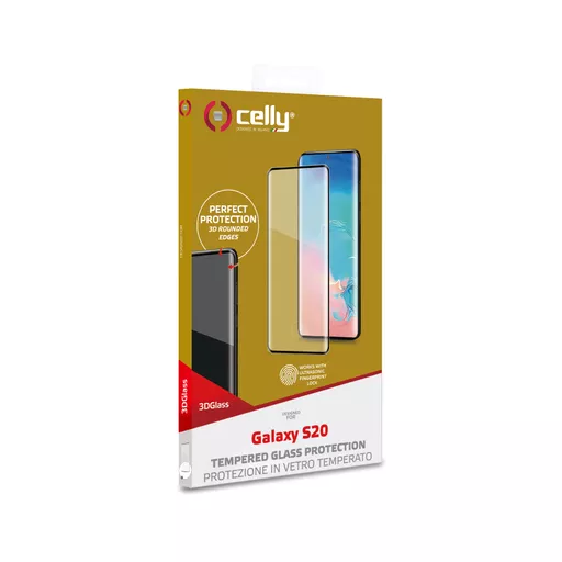 Celly 3DGLASS992BK mobile phone screen/back protector Clear screen protector Samsung 1 pc(s)