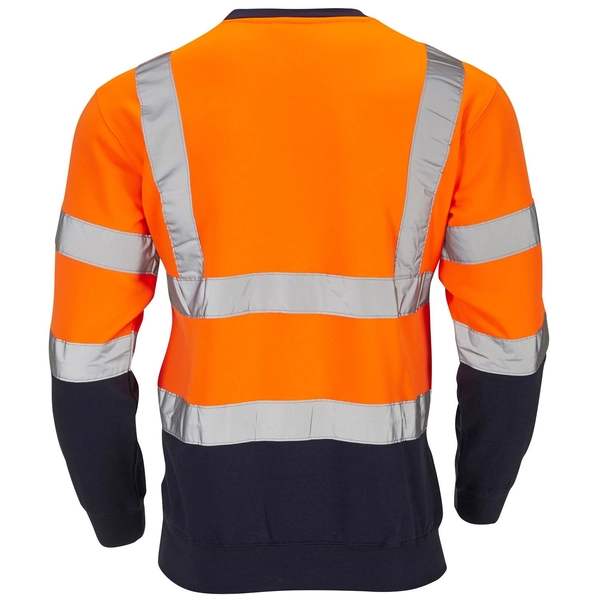 Picture of Supertouch Supertouch Hi-Vis 2 Tone Orange Sweatshirt