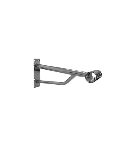 Chrome Plated Steel Tubing Projection Bracket - 25mm Dia