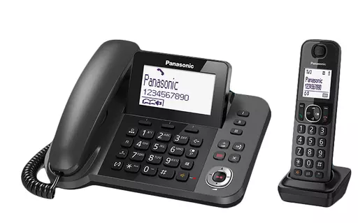 Panasonic KX-TGF320E telephone DECT telephone Caller ID Black