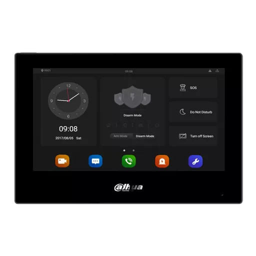 DAHUA Video Door Entry VTH5 Series Indoor Monitor IP Wi-Fi Android 7 Inch Touchscreen