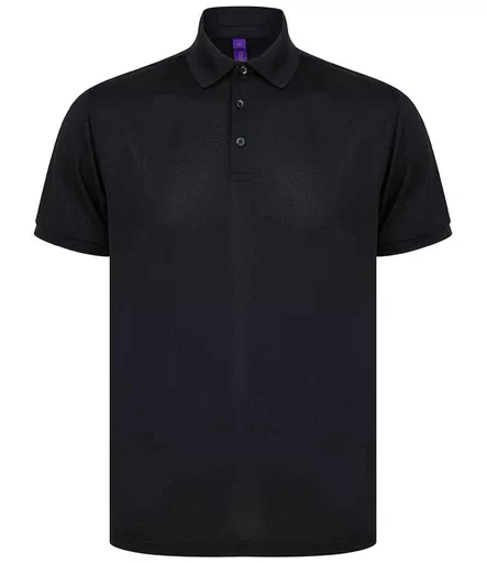 Henbury Recycled Polyester Piqu Polo Shirt