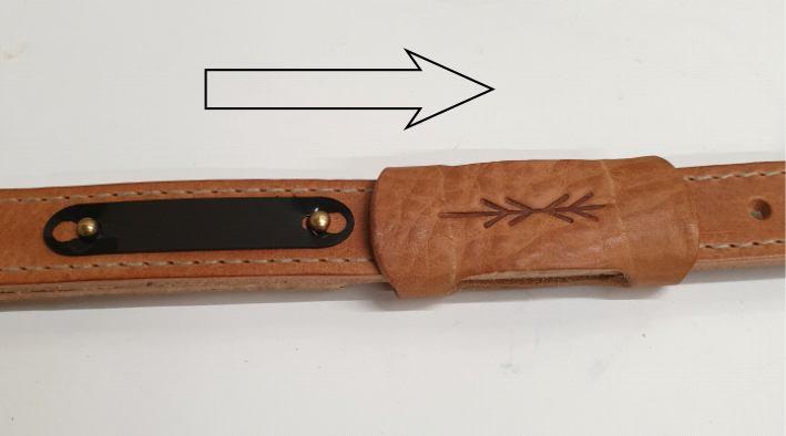 From a guide for adjusting Pinegrove Leather straps