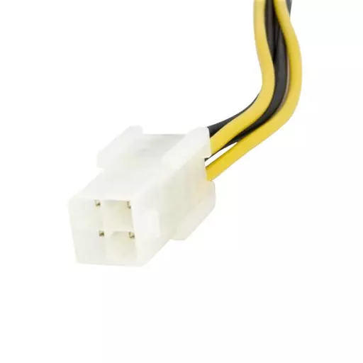 StarTech.com 6in 4 Pin to 8 Pin EPS Power Adapter with LP4 - F/M