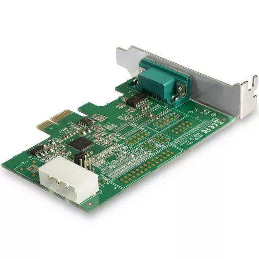 StarTech.com 1-port PCI Express RS232 Serial Adapter Card - PCIe RS232 Serial Host Controller Card - PCIe to Serial DB9 - 16950 UART - Low Profile Expansion Card - Windows & Linux