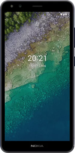 Nokia C01 Plus 5.45 Inch Android (Go Edition) UK SIM Free Smartphone with 1 GB RAM and 16 GB Storage (Dual SIM) - Blue