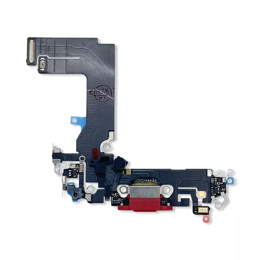 Charging Port Flex Cable (Red) (RECLAIMED) - For iPhone 13 Mini