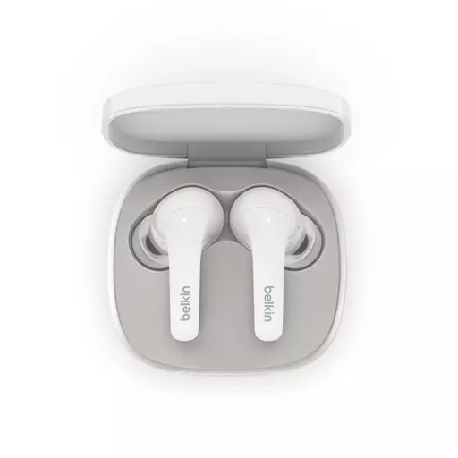 Belkin SOUNDFORM Flow Headset Wireless In-ear Calls/Music USB Type-C Bluetooth White