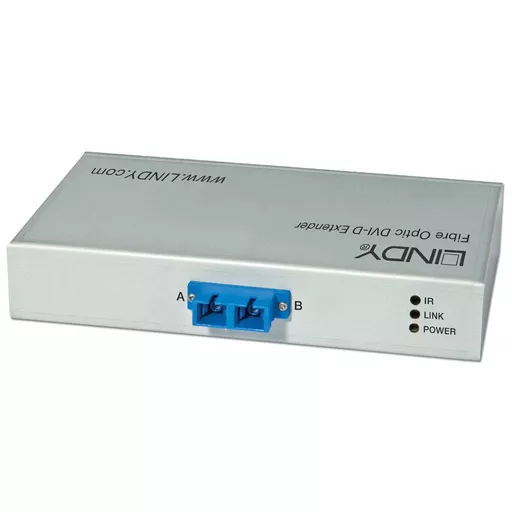 Lindy 300m Fibre Optic DVI-D Single Link, RS232 Extender