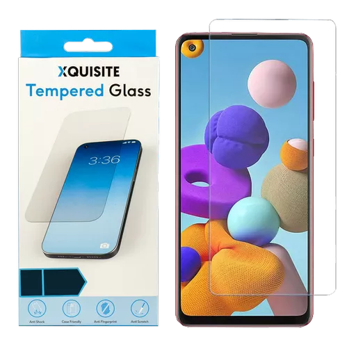 Xquisite 2D Glass - Galaxy A21s - Clear