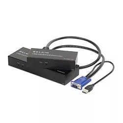 Belkin OmniView® USB CAT5 Extender & KVM switch Black
