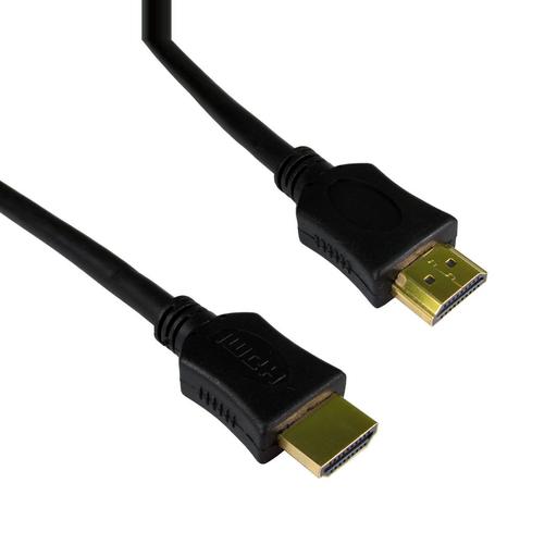 Cables Direct 0.5m HDMI, M - M HDMI cable HDMI Type A (Standard) Black