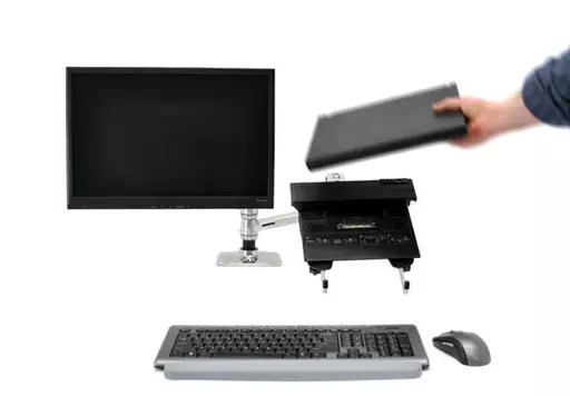 Ergotron LX Series Dual Stacking Arm 61 cm (24") Silver Desk