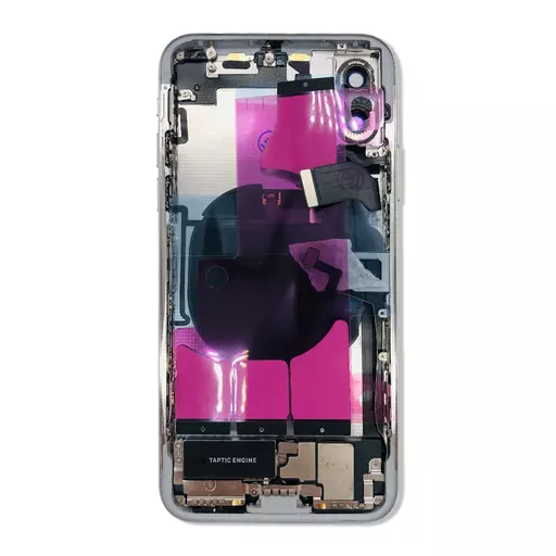 Back Housing With Internal Parts (RECLAIMED) (Grade B) (Silver) (No CE Mark) - For iPhone X
