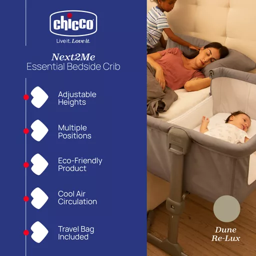 Chicco next to me bedside crib online