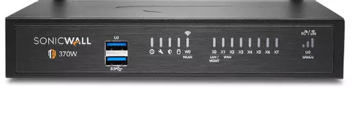 SonicWall TZ370 hardware firewall 3000 Mbit/s