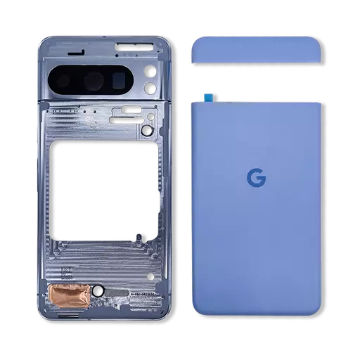 Back Housing (No Logo) (Bay) (RECLAIMED) - For Google Pixel 8 Pro