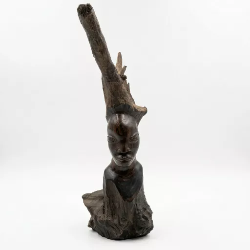 Arican Carved Figure in Wood