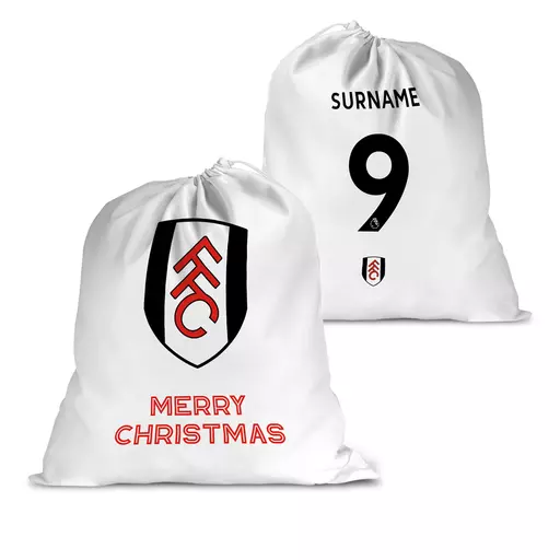 Fulham FC Back of Shirt Santa Sack