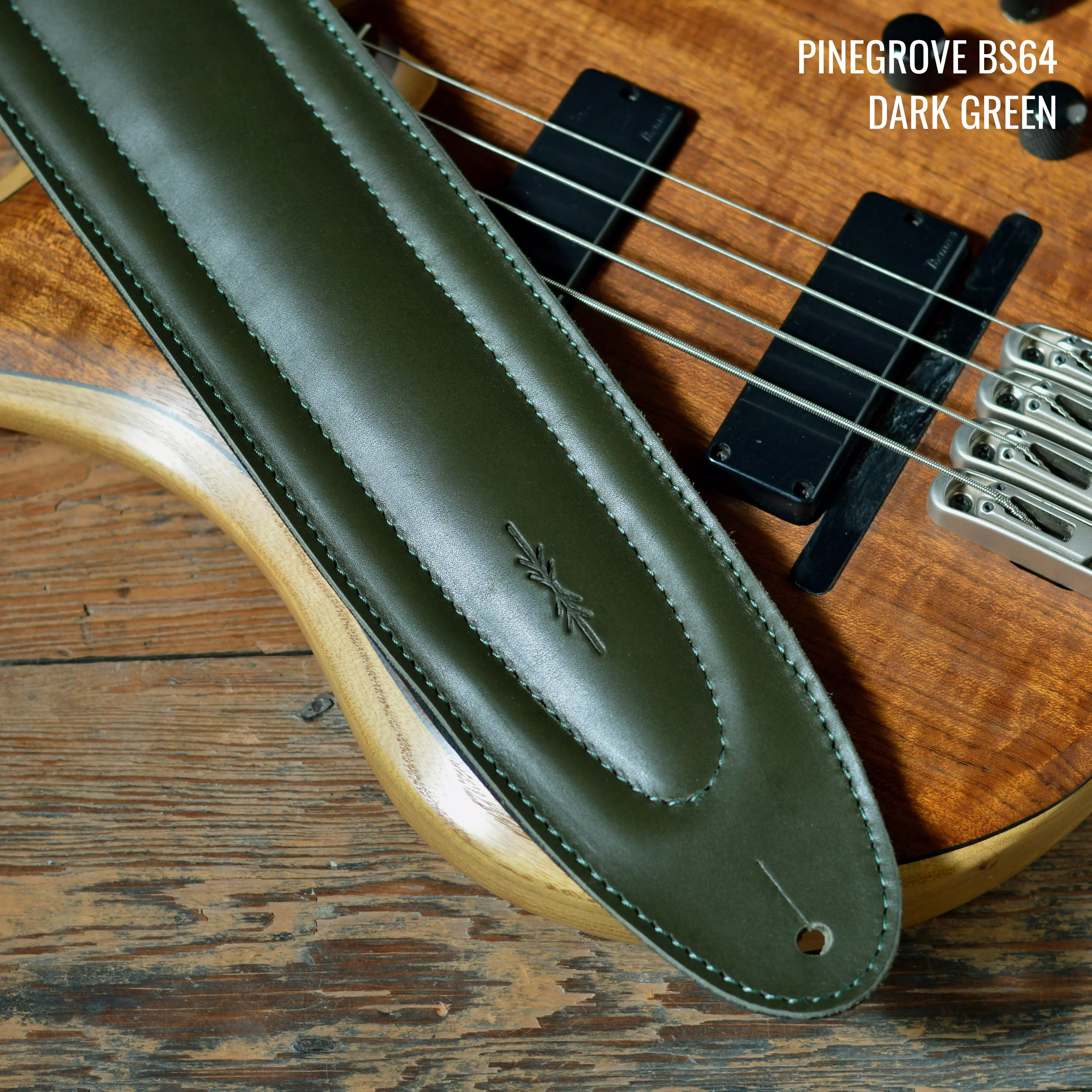 Leather Bass Guitar Straps | Pinegrove Leather