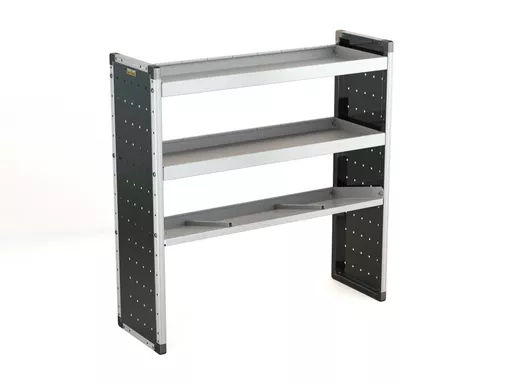 Trade Van Racking Single Unit - 3 Straight Shelves - H1279mm x W1250mm