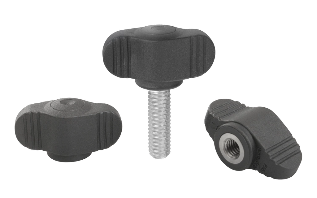 K0274 Inch - Mini Wing Grips Parts In Brass Steel And Stainless Steel