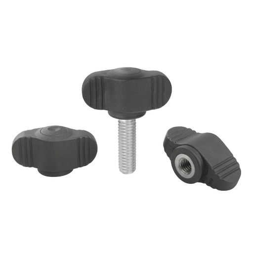 K0274 Inch - Mini Wing Grips Parts In Brass Steel And Stainless Steel