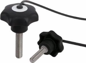 K0155 Star Grips in Plastic & Steel With Safety Band & External Thread