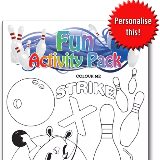 BOWLING FUN ACTIVITY Pack - Pack of 100 - MP2694
