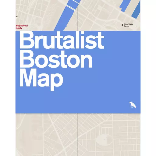 Brutalist Boston Map | Turnaround Gifts