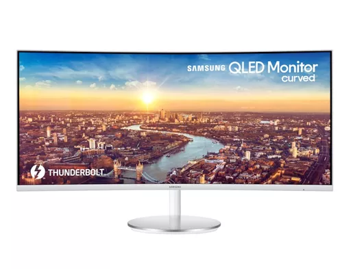 Samsung C34J791WTR 86.4 cm (34") 3440 x 1440 pixels UltraWide Quad HD QLED Grey