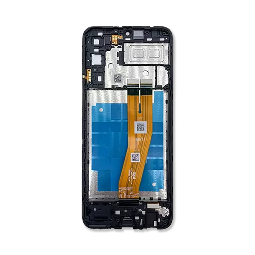 LCD Screen Assembly (With Frame) (Service Pack) (Black) - Galaxy A04e (2022) (A042)