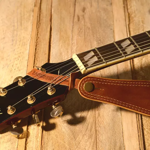 Acoustic guitar deals headstock strap