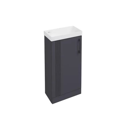 Cranham 40cm Cloakroom Washbasin Unit  Matt Anthracite