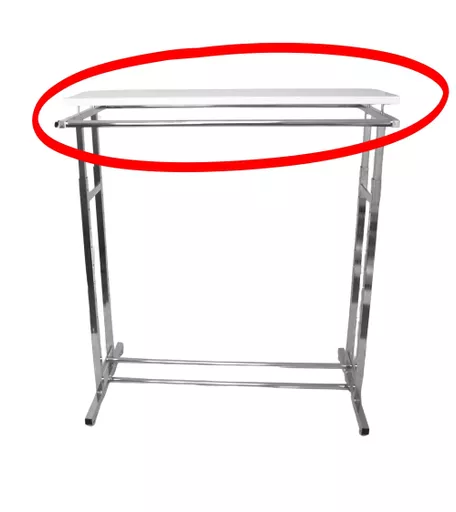 Cream Wood Melamine Shelf Only for Our Adjustable Chrome Double Clothes Rail