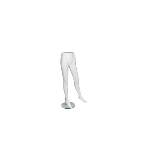 Matt White Female Leg Form Mannequin UK Size 8-10