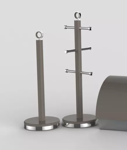 Towel Pole and Mug Tree Set